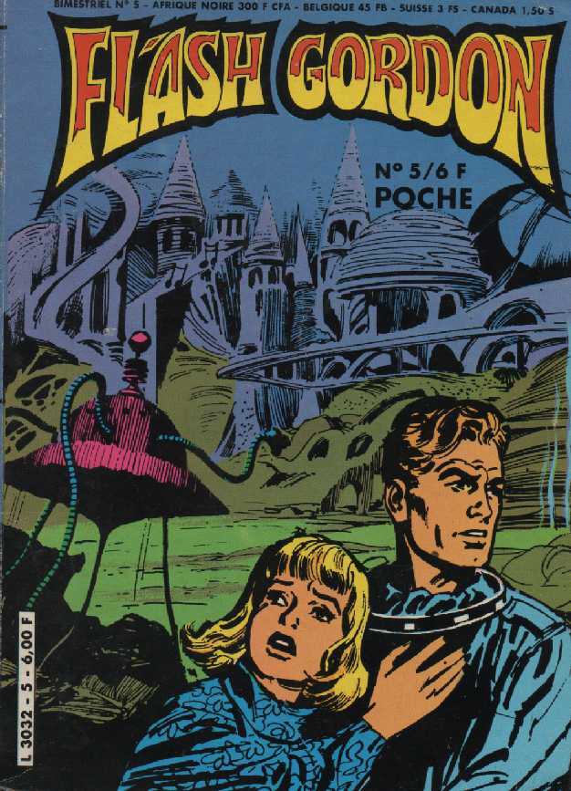 Scan de la Couverture Flash Gordon Guy l Eclair n 5